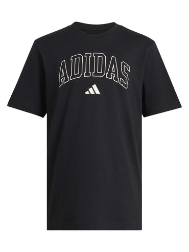 Adidas Collegiate Lineage Graphic, t-shirt maniche corte da uomo nera