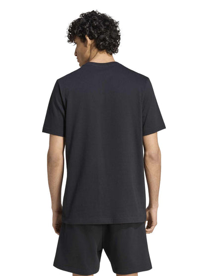 Adidas Collegiate Lineage Graphic, t-shirt maniche corte da uomo nera