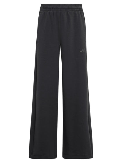 Pantaloni Adidas Future Icons 3-Stripes a gamba larga neri da bambina