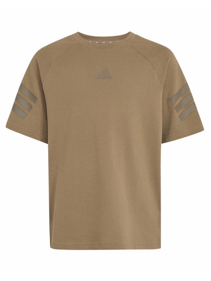 Adidas Future Icons, t-shirt a maniche lunghe Unisex bambino marrone