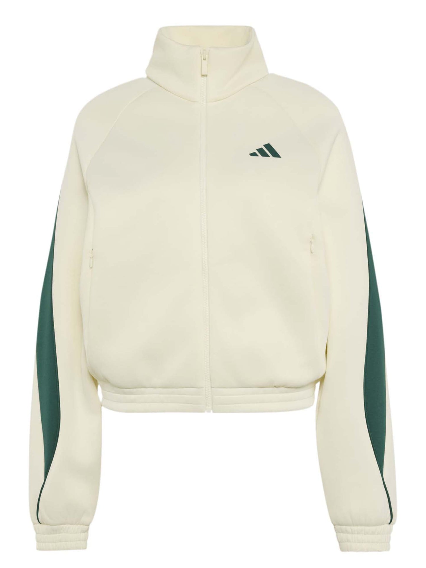 Adidas Stadium Tracktop, felpa da donna bianca