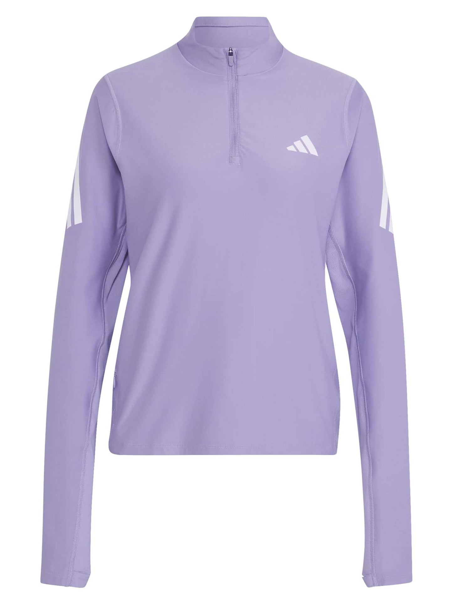 Adidas Adi365 Iconic, felpa 1/2 zip da donna viola