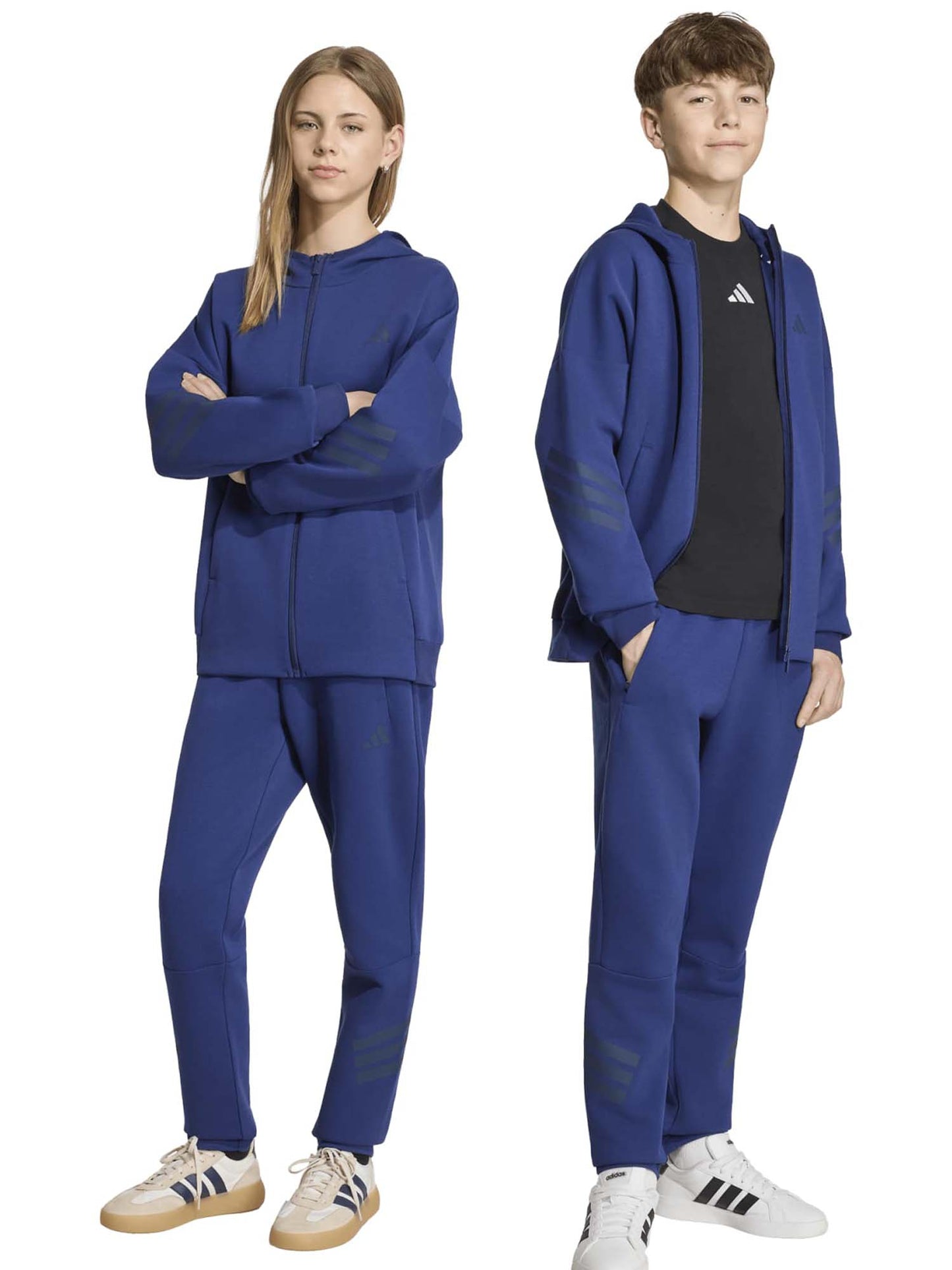 Adidas Kr6488 Blue, pantalone Unisex bambino blu