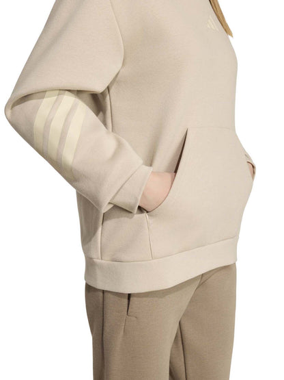 Adidas Kr6493 Khath, felpa Unisex bambino beige