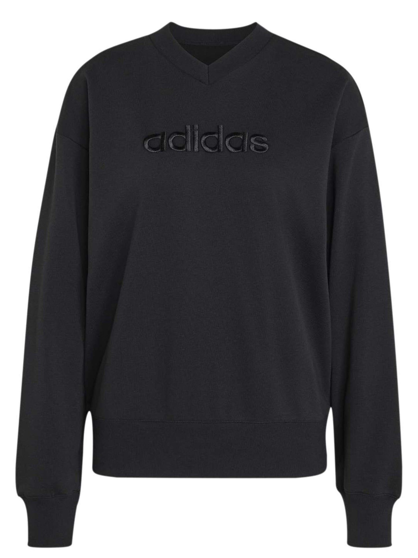 Adidas Felpa Satin, felpa da donna nera