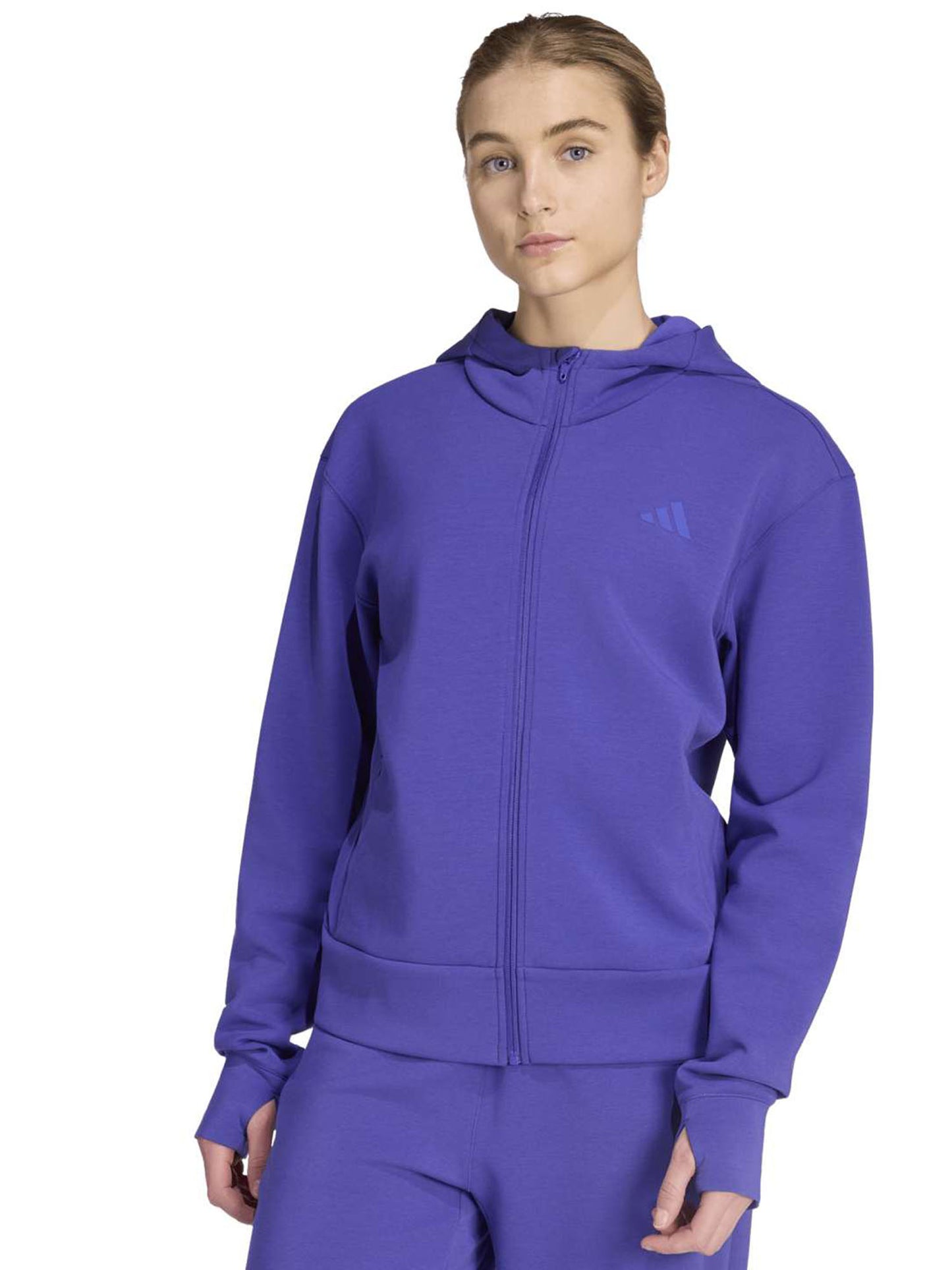 Adidas Ks3299 Purpu, felpa da donna viola
