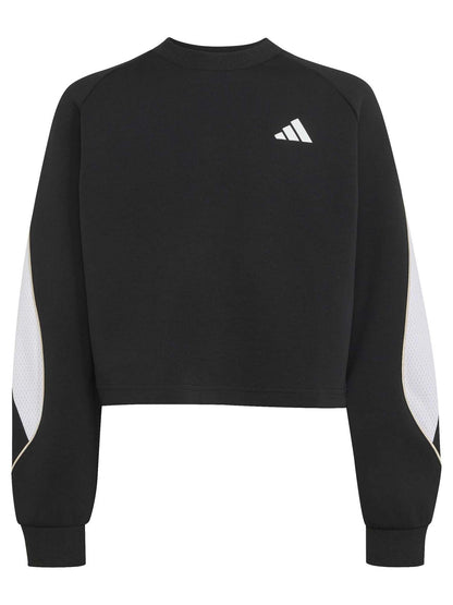 Adidas Stadium, felpa Unisex bambino nera