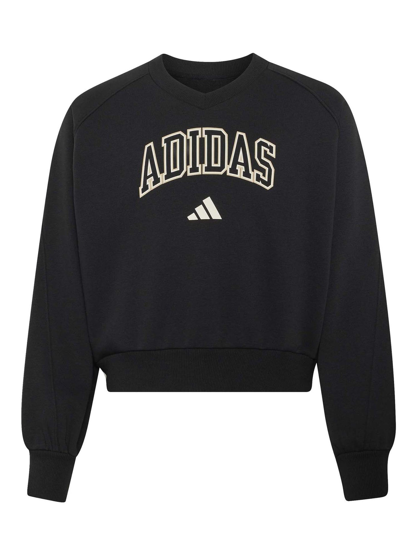 Adidas Jg Clgt V-Neck, felpa Unisex bambino nera