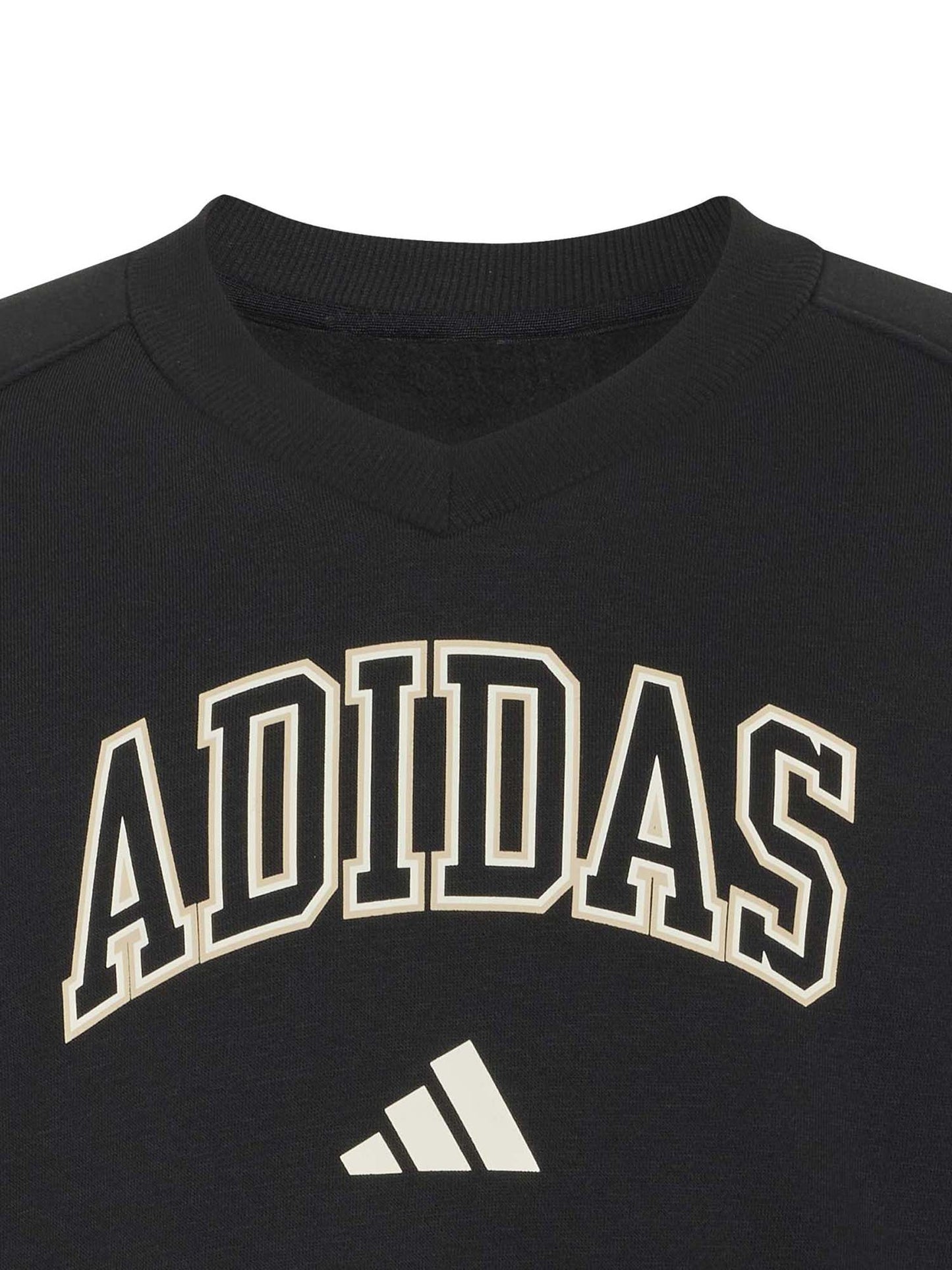Adidas Jg Clgt V-Neck, felpa Unisex bambino nera