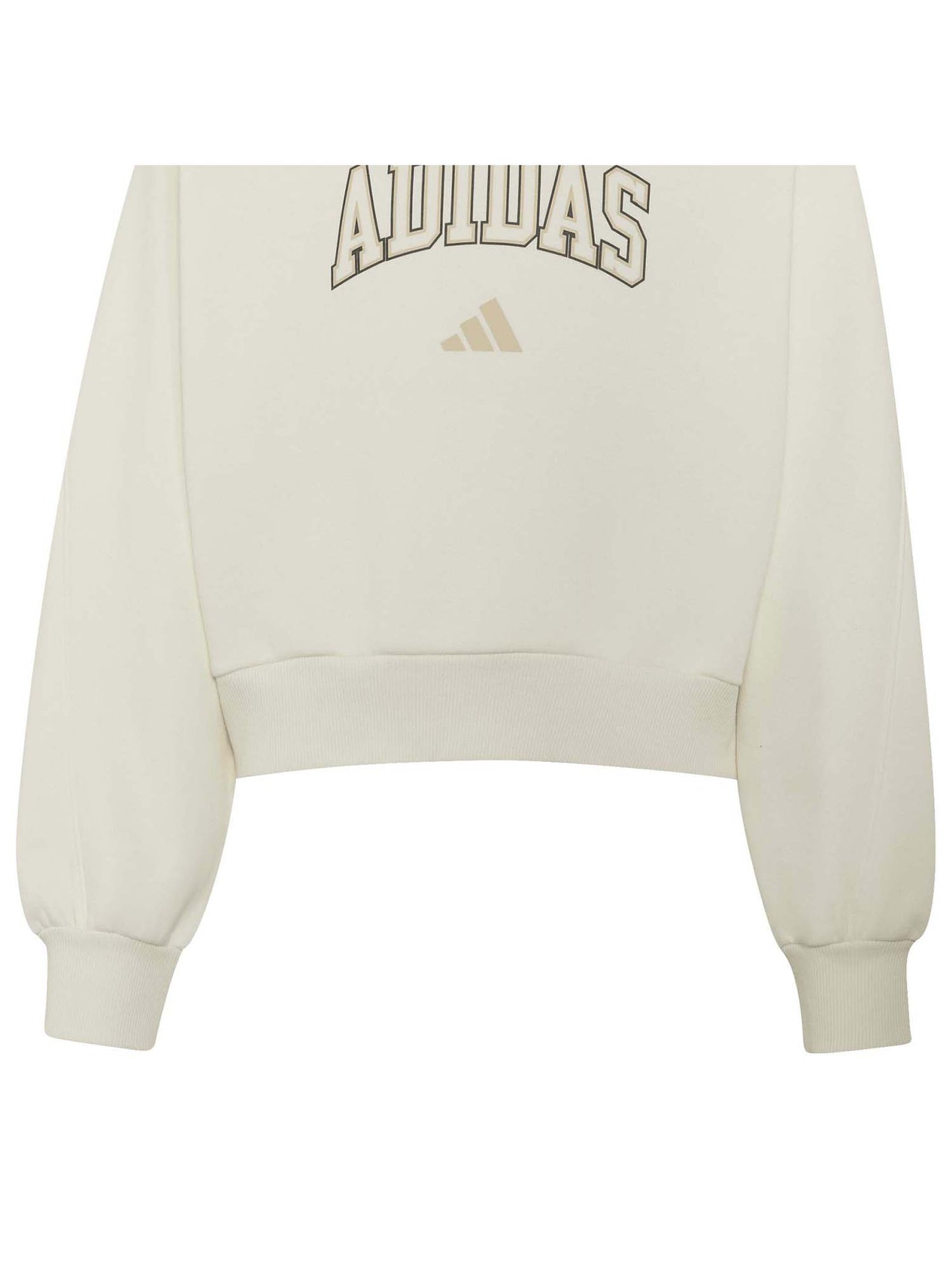 Adidas Ks5136 Ofwh, felpa Unisex bambino panna