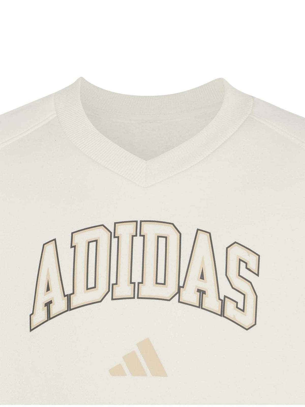 Adidas Seasonals Collegiate Typography, felpa da bambino panna