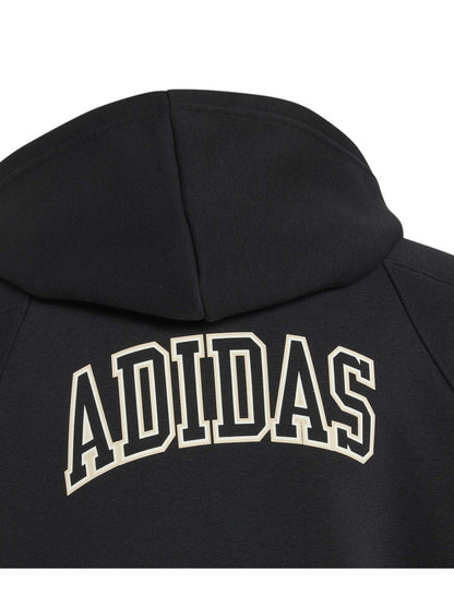 Adidas Seasonals Collegiate Typography, felpa Unisex bambino nera
