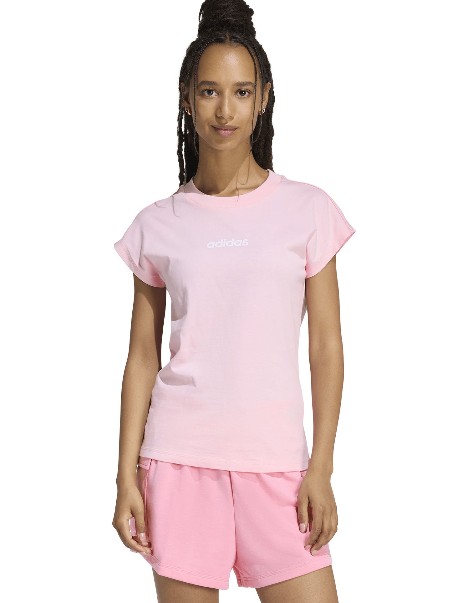 T-SHIRT ADIDAS DA DONNA ROSA