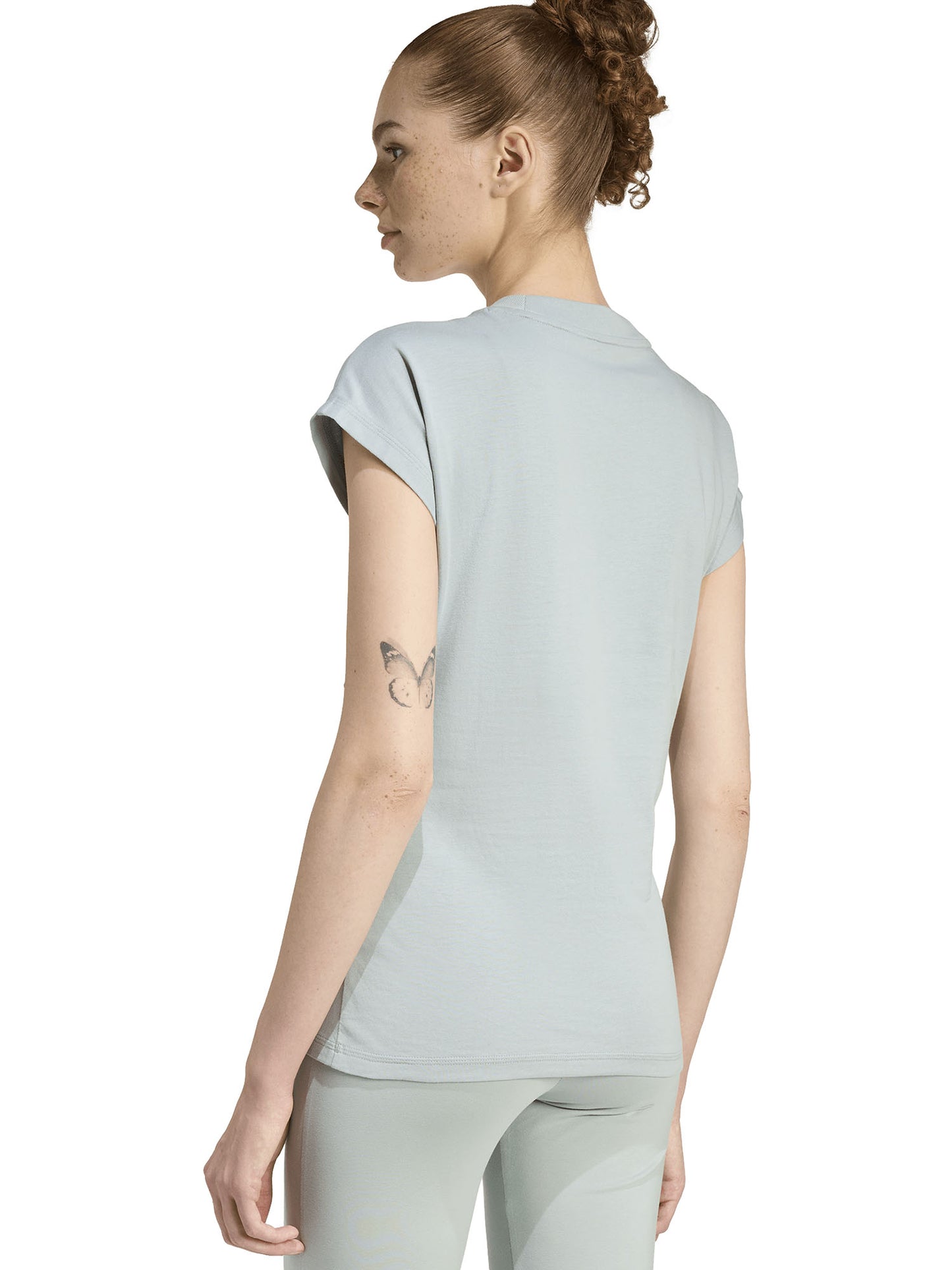 T-SHIRT VERDE ADIDAS ESSENTIALS DA DONNA