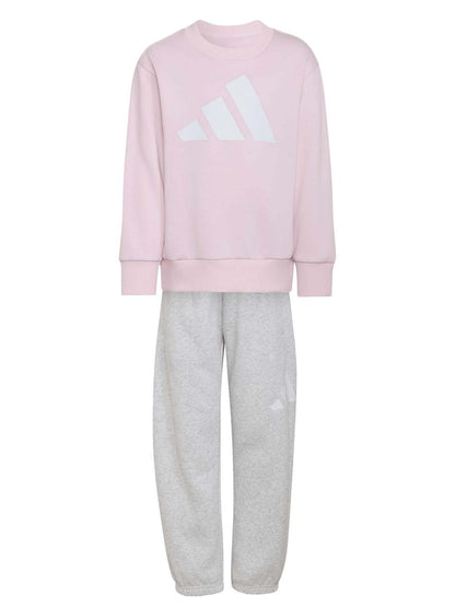 Adidas Essentials Joggers Set, tuta Unisex bambino rosa