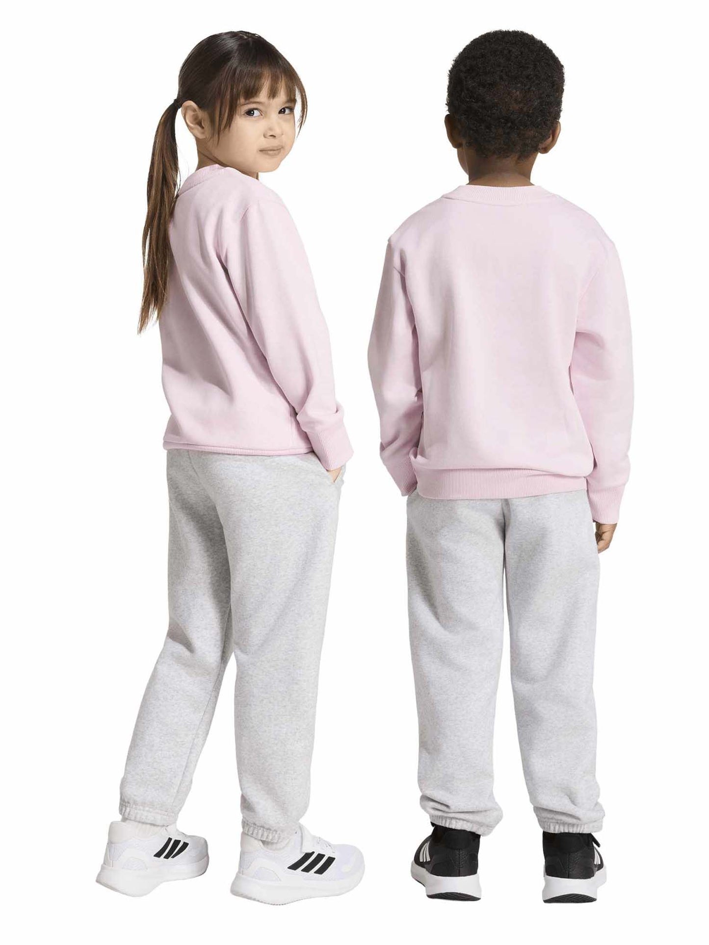 Adidas Essentials Joggers Set, tuta Unisex bambino rosa