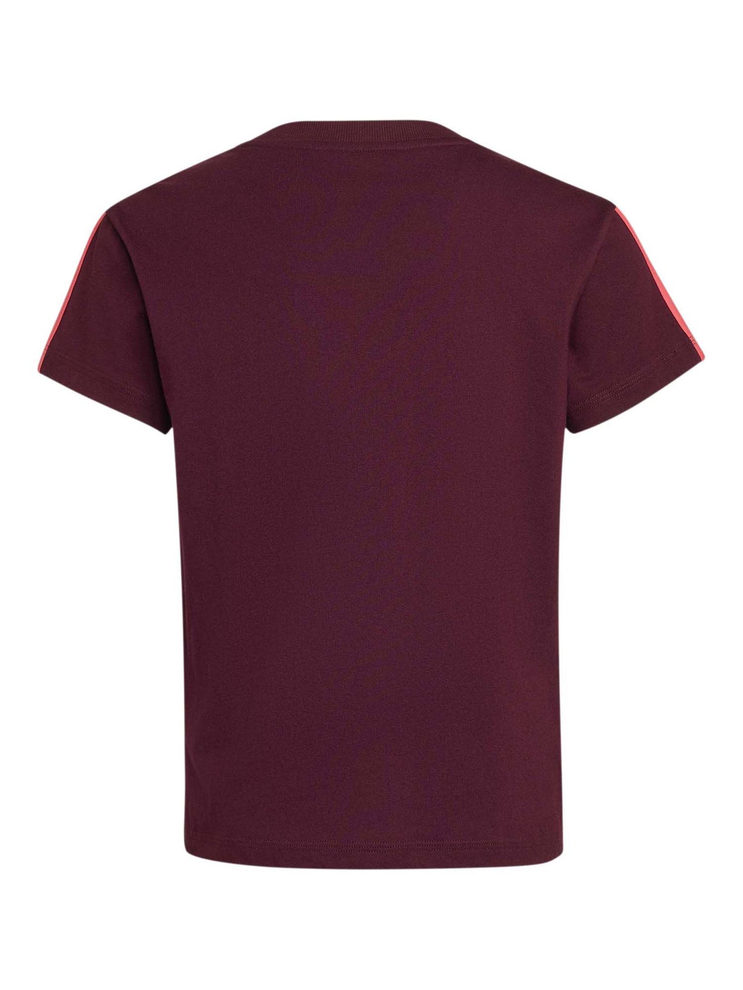 Adidas G. Tee Essent, t-shirt a maniche lunghe Unisex bambino bordeaux