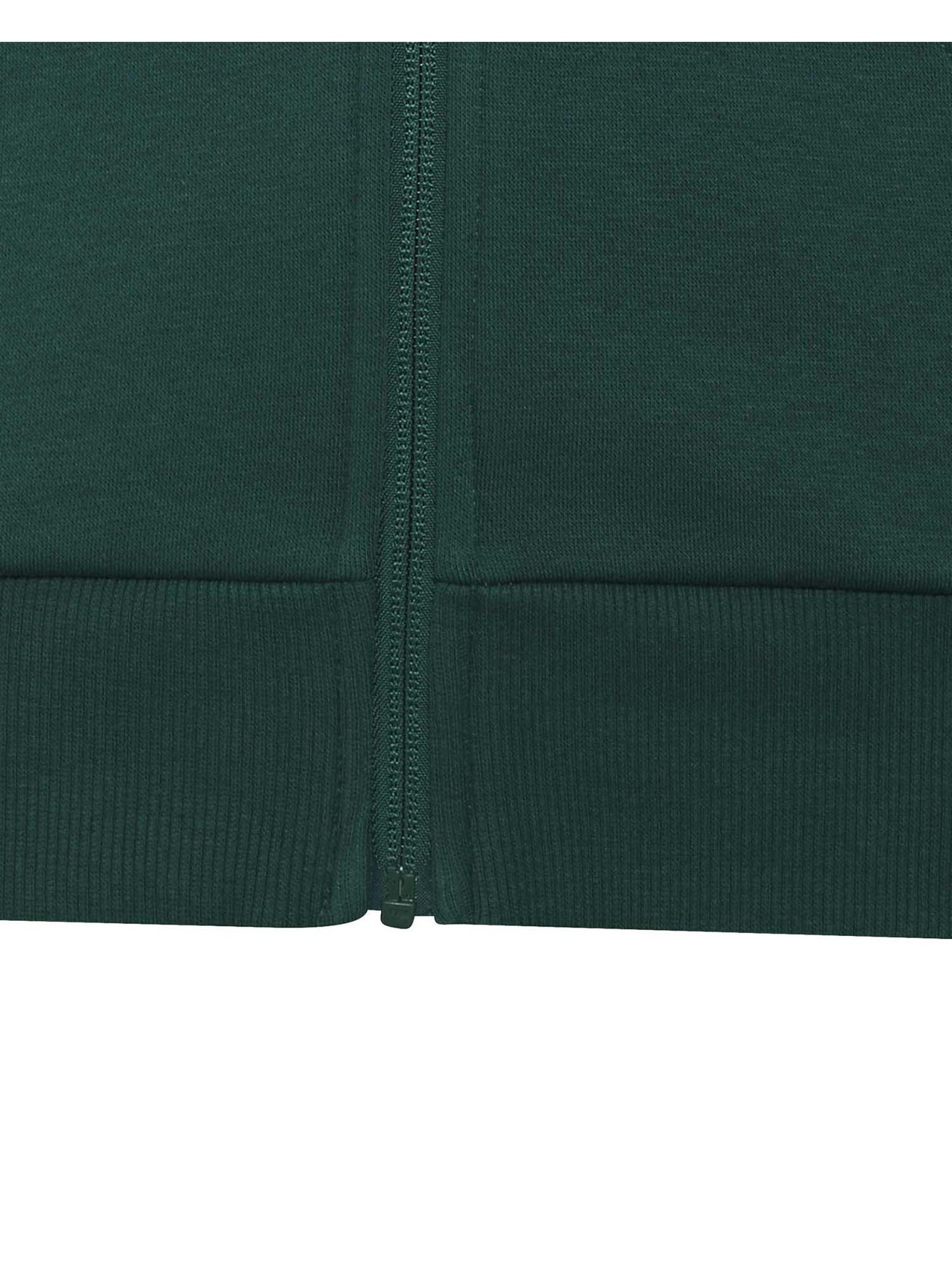 Adidas Essentials Full-Zip Hoodie, felpa Unisex bambino verde