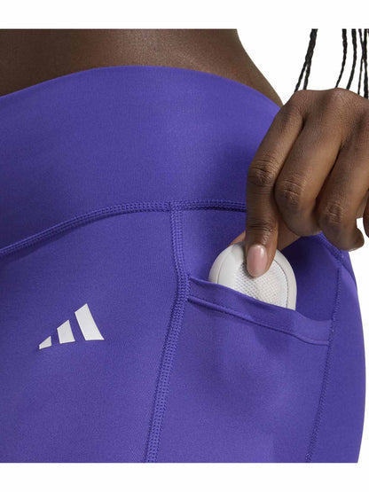 Adidas Optimé Essentials, leggings da donna viola