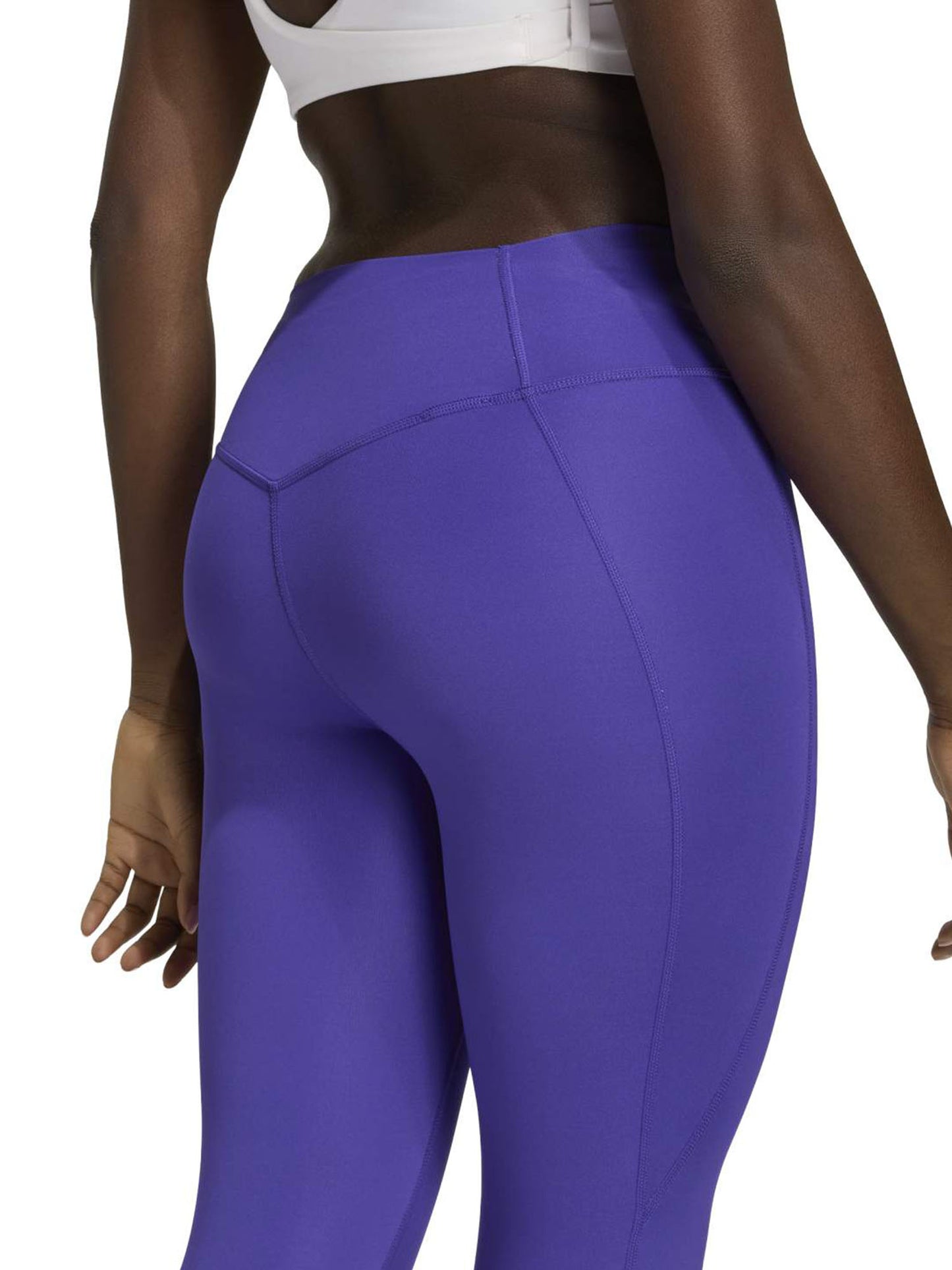 Adidas Optimé Essentials, leggings da donna viola