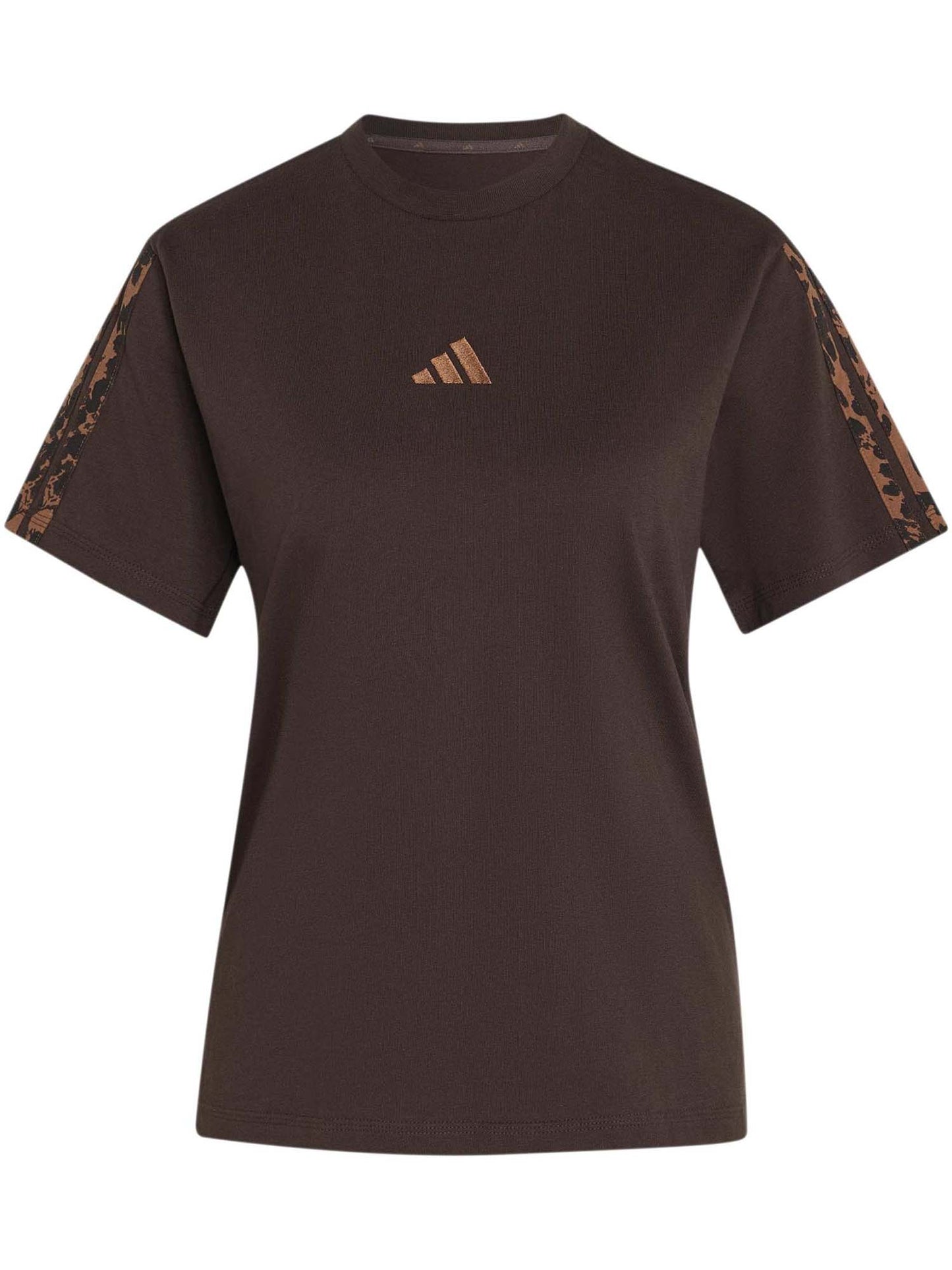 Adidas Leo, t-shirt maniche corte da donna marrone