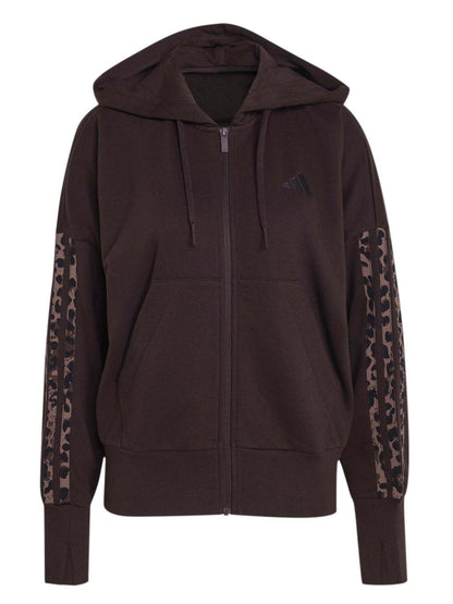 Adidas Felpa Leo Ft, felpa da donna marrone