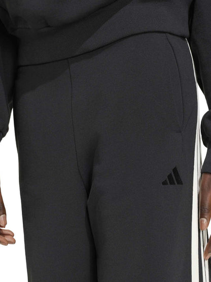 Adidas Kit 3-Stripes Wide Pants, pantalone da donna nero