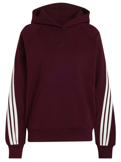 Adidas Felpa Kit Ft, felpa da donna bordeaux