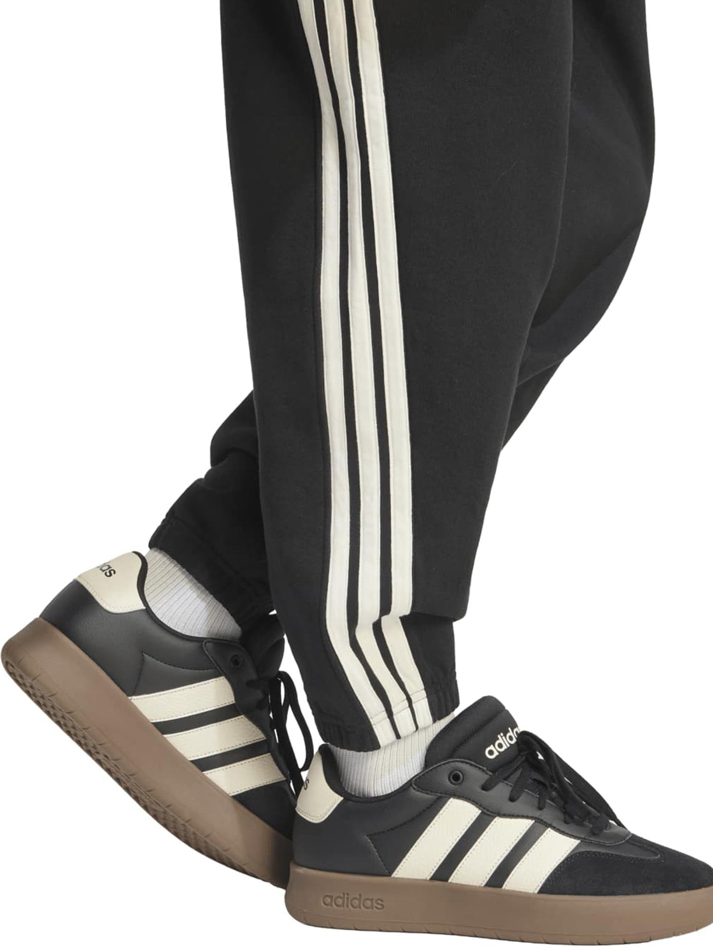 Adidas Kit 3-Stripes Regular Cuffed Pant, pantalone da uomo nero