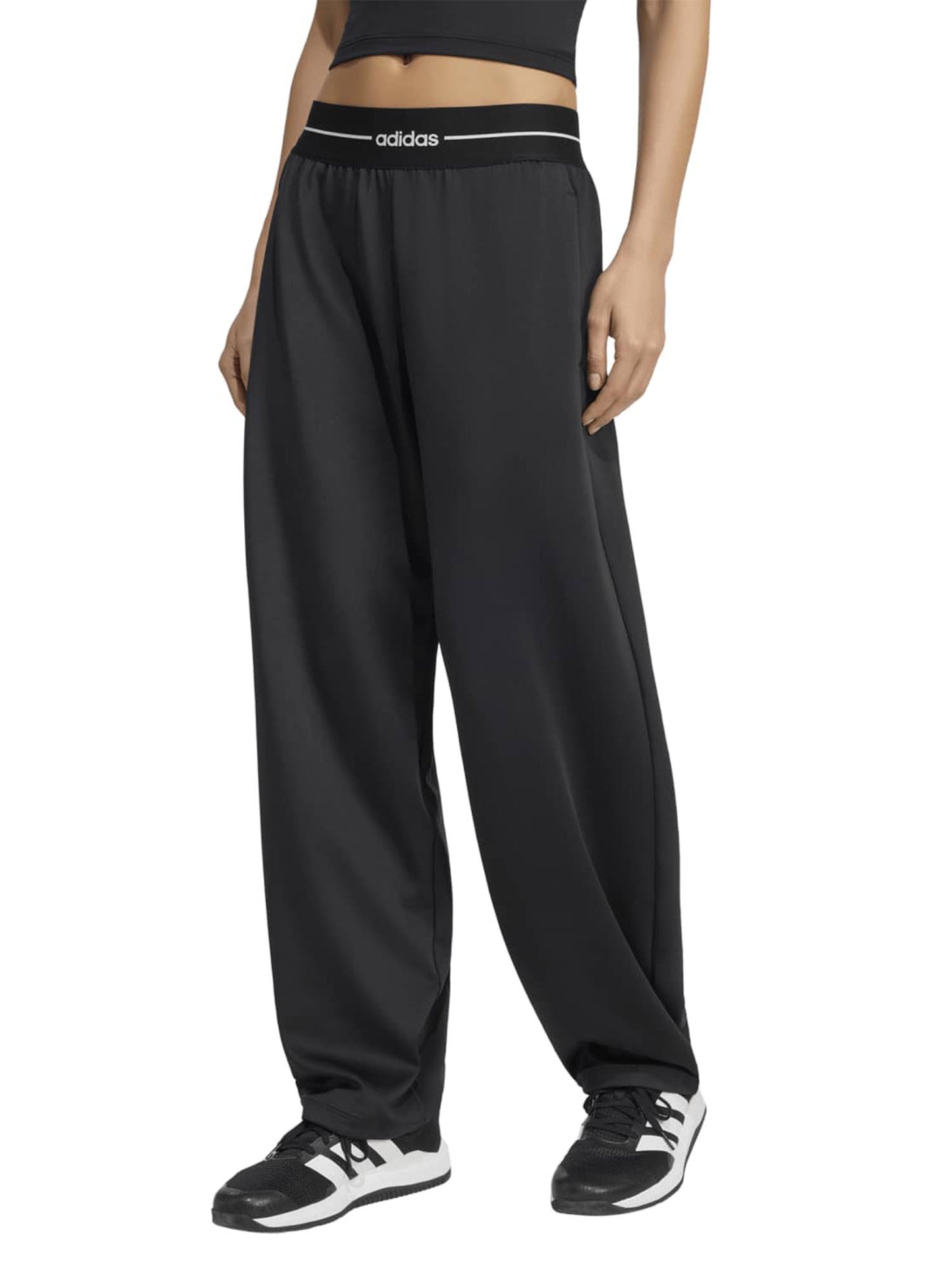 Adidas Hyperglam Barrel, pantalone da donna nero