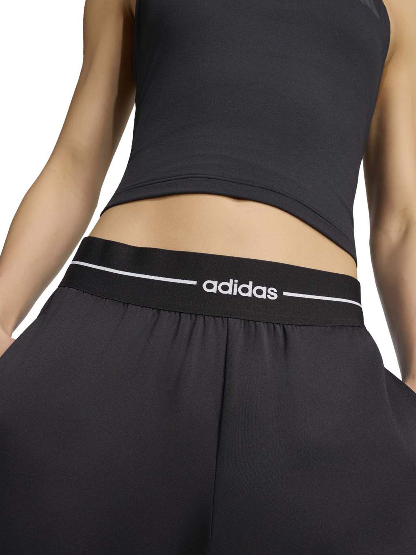 Adidas Hyperglam Barrel, pantalone da donna nero