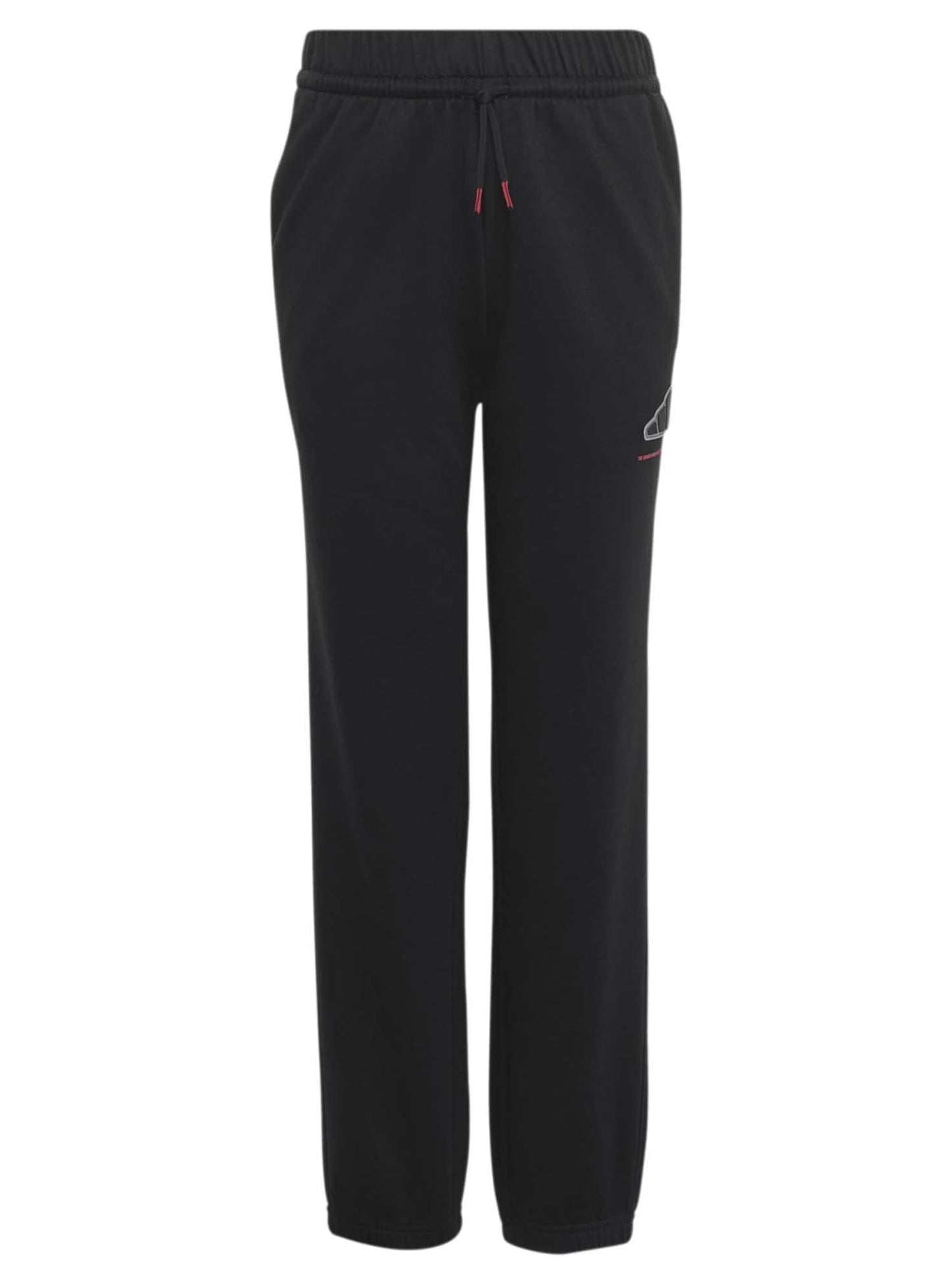 Adidas Slogan Fleece Joggers, pantalone sportivo Unisex bambino nero