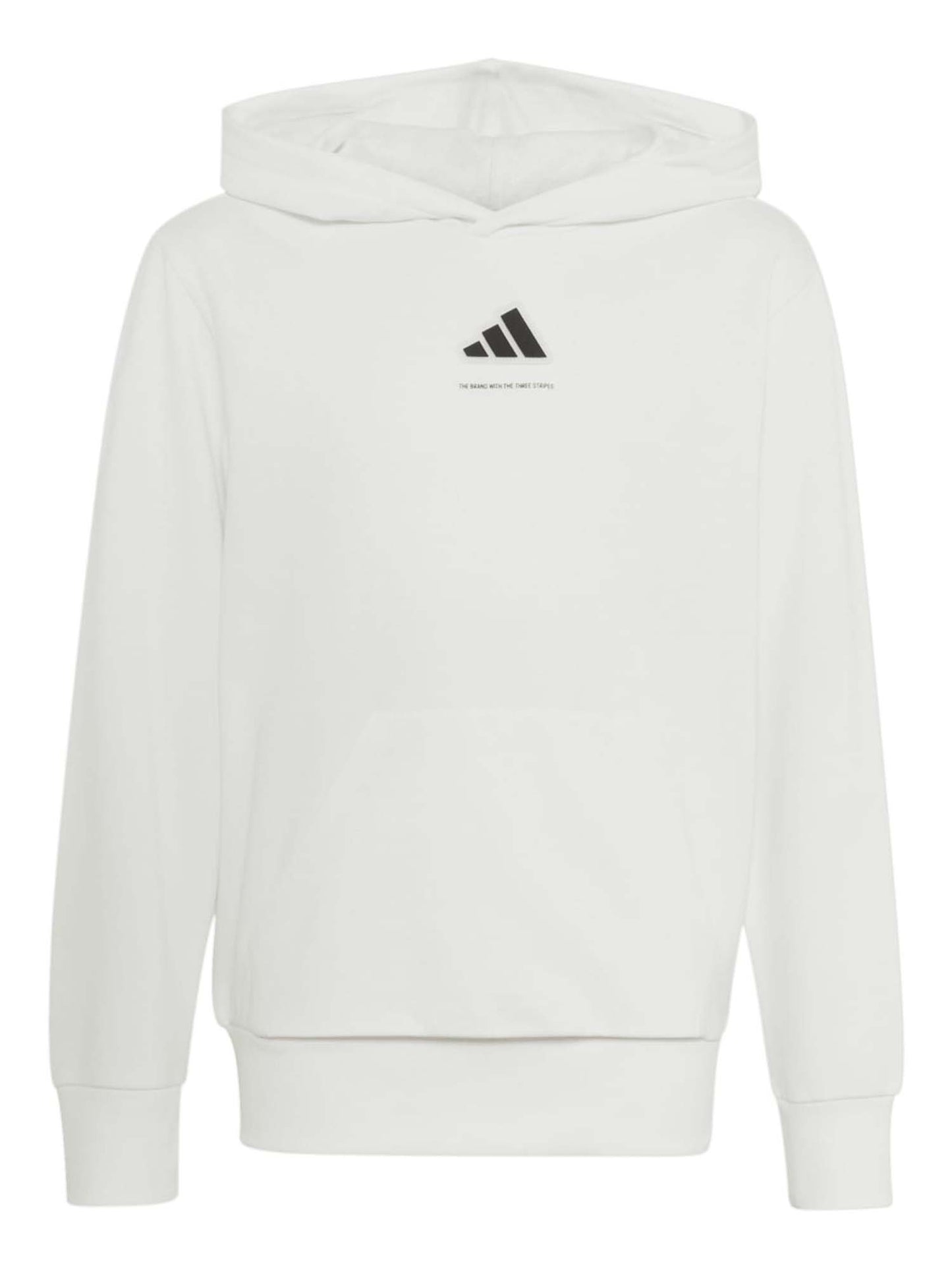 Adidas KX2476 White, felpa Unisex bambino bianca