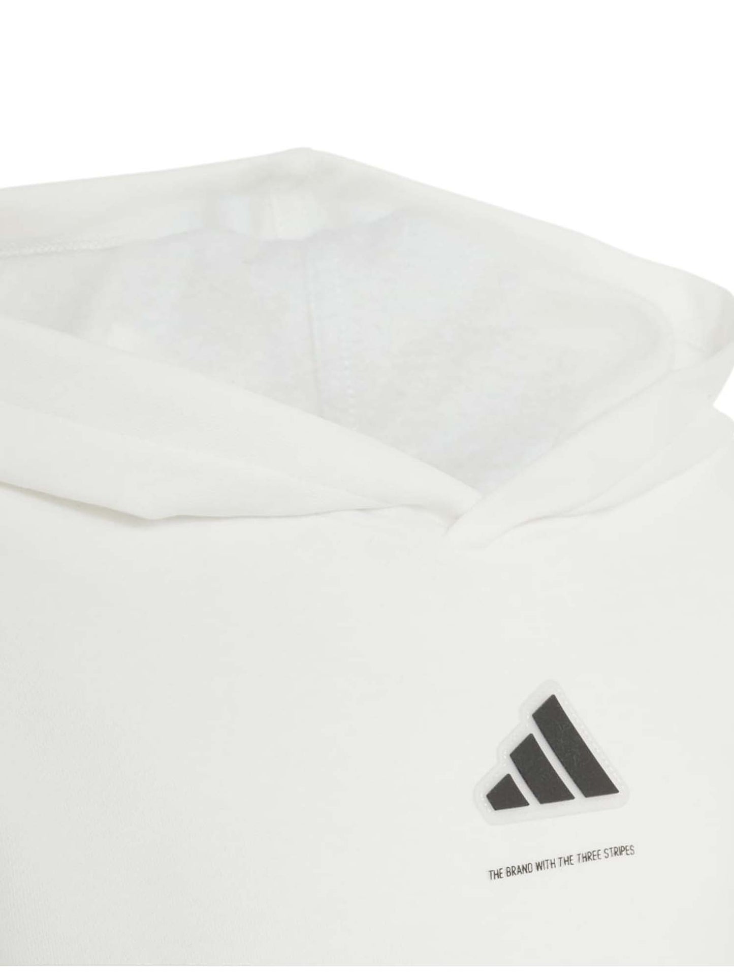 Adidas KX2476 White, felpa Unisex bambino bianca