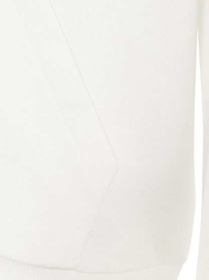 Adidas KX2476 White, felpa Unisex bambino bianca