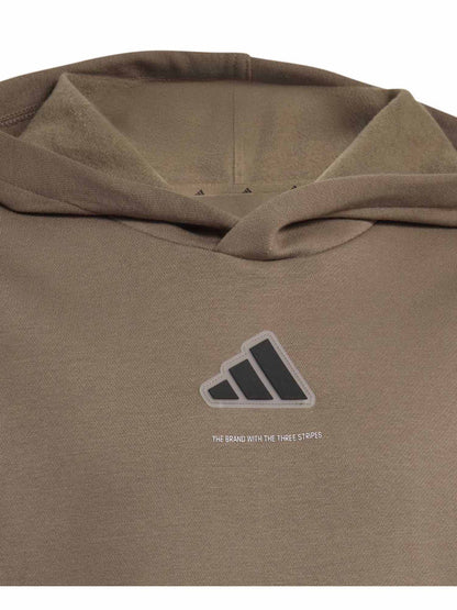 Adidas Khasix, felpa Unisex bambino marrone
