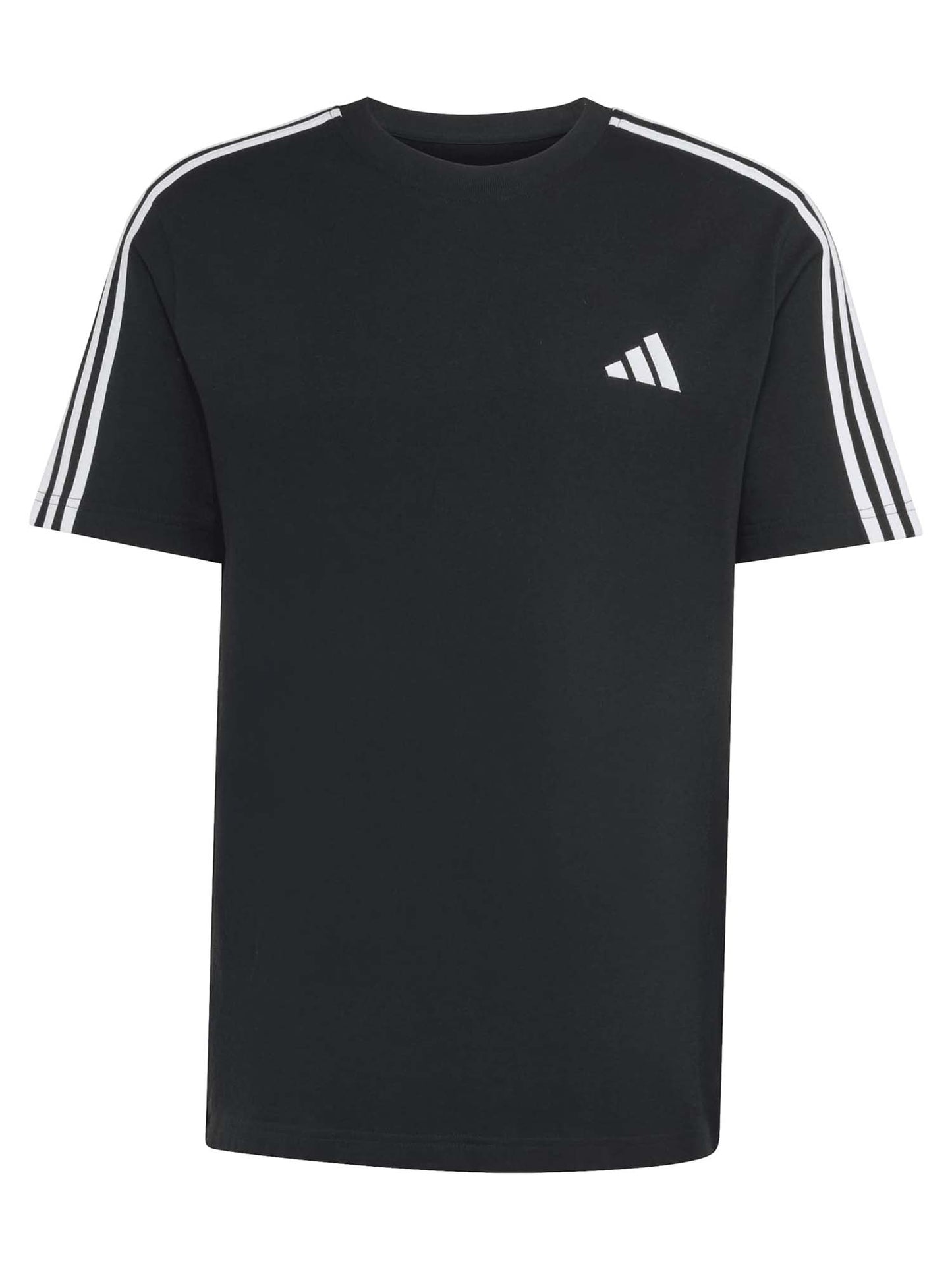 Adidas Essentials 3-Stripes, t-shirt maniche corte da uomo nero
