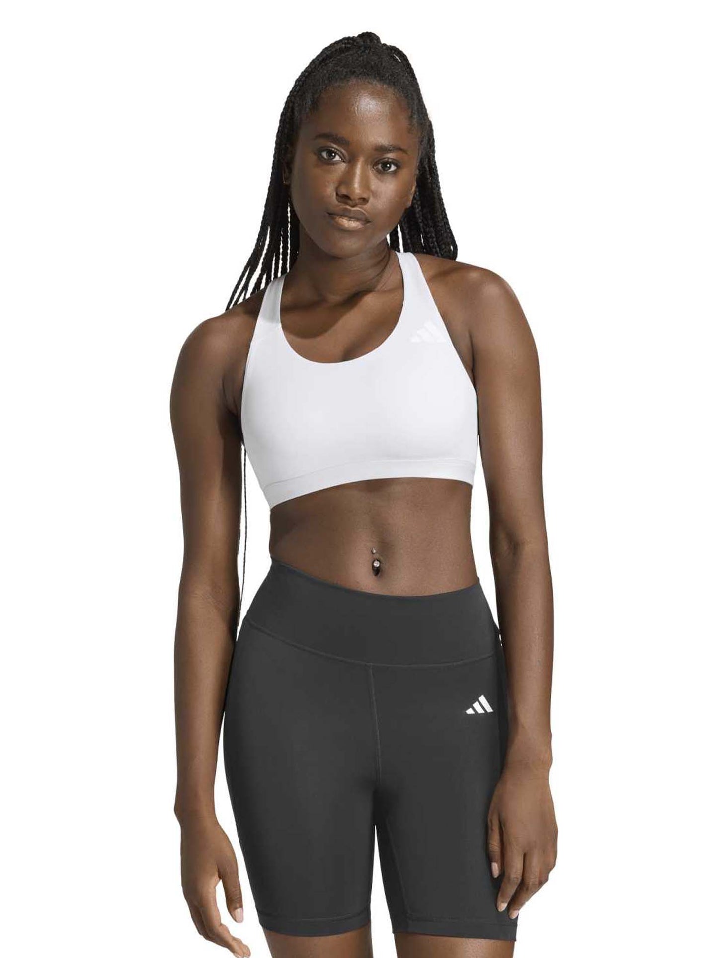 Adidas Bra Med Suppo, reggiseno sportivo da donna lilla