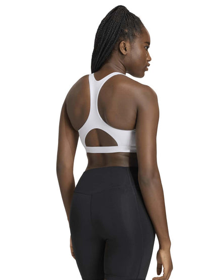 Adidas Bra Med Suppo, reggiseno sportivo da donna lilla