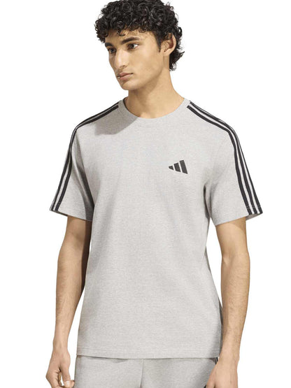 Adidas t-shirt ess da uomo grigio