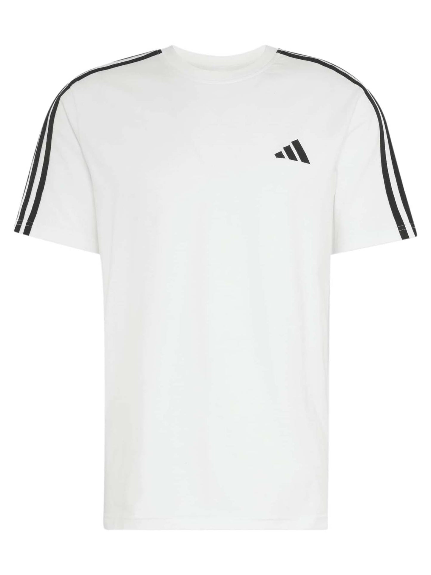 Adidas Essentials 3-Stripes, t-shirt da uomo bianca