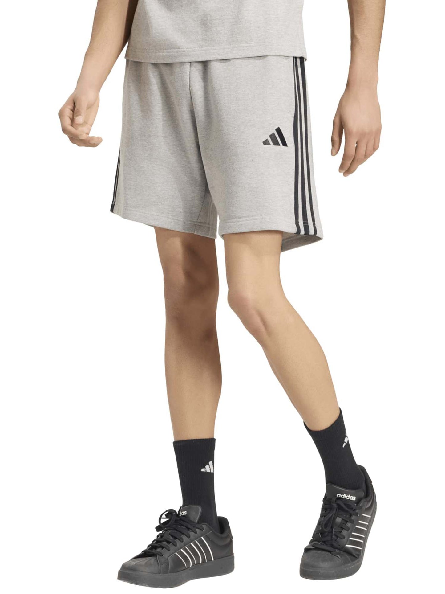 Adidas Short Ess Ft, bermuda da Uomo grigio