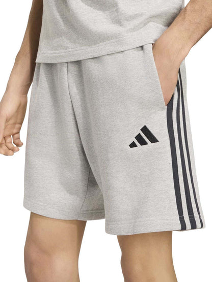 Adidas Short Ess Ft, bermuda da Uomo grigio