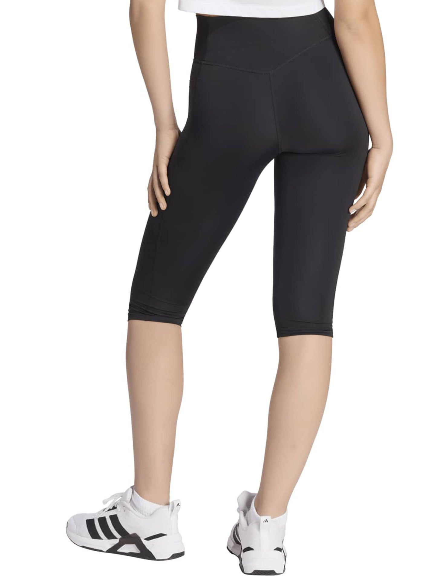 Adidas Optime Essentials Capri, leggings da donna neri