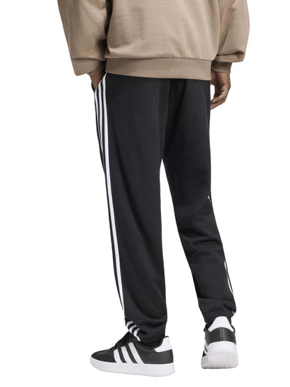 Adidas Essentials 3 Stripes, pantalone da uomo nero