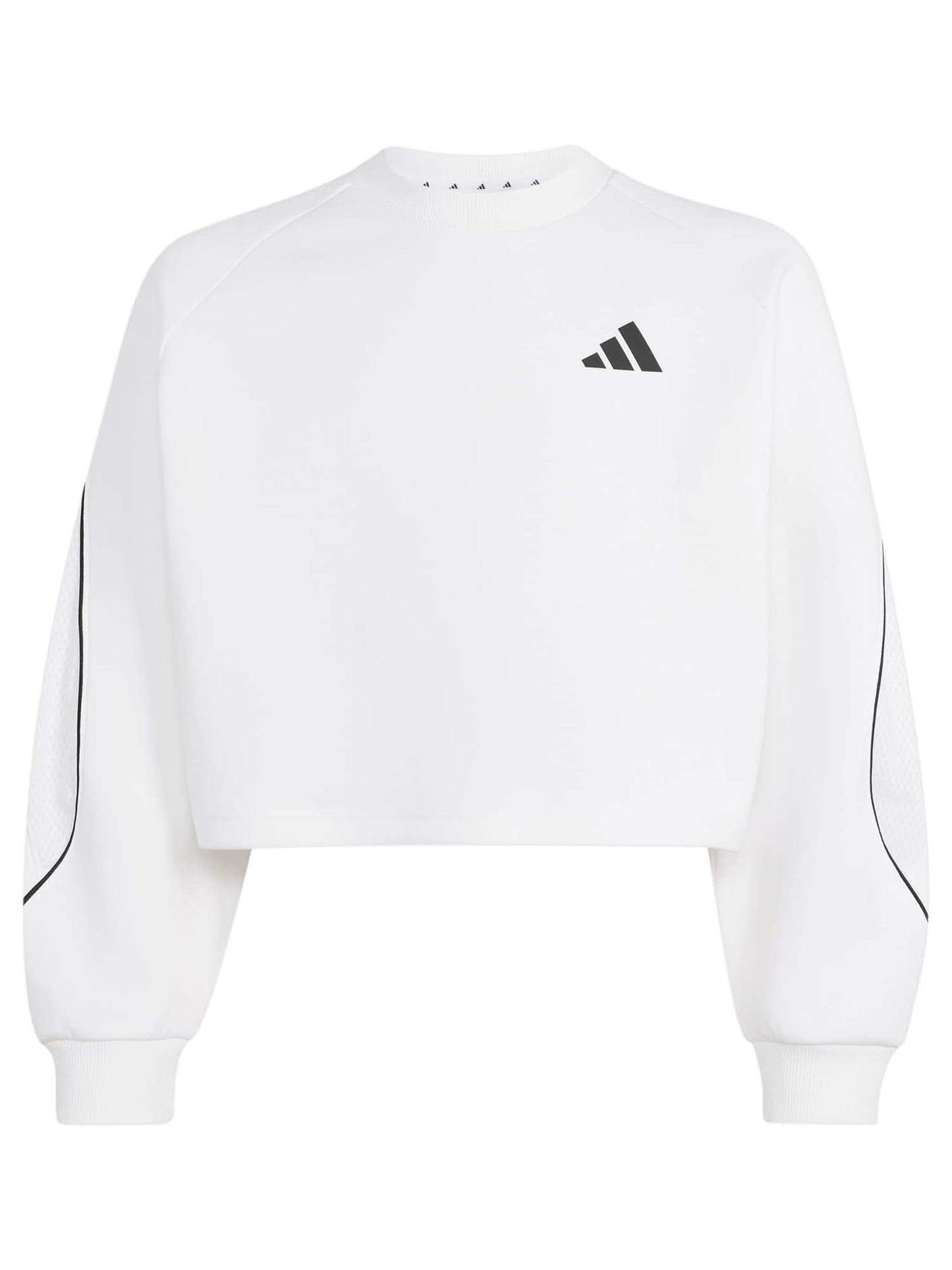 Adidas Stadium, felpa Unisex bambino bianca