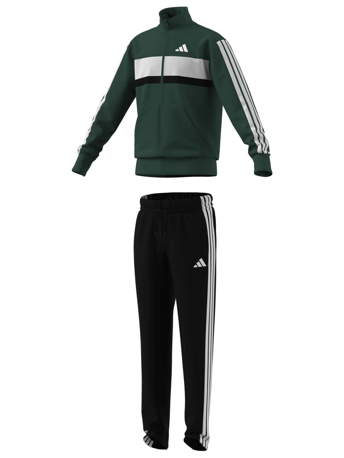 Adidas b. tuta poly da bambino/a verde