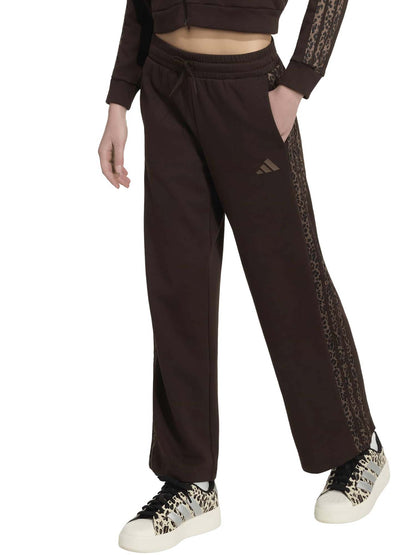 Adidas G.PANTA FT AN, pantalone Unisex bambino marrone