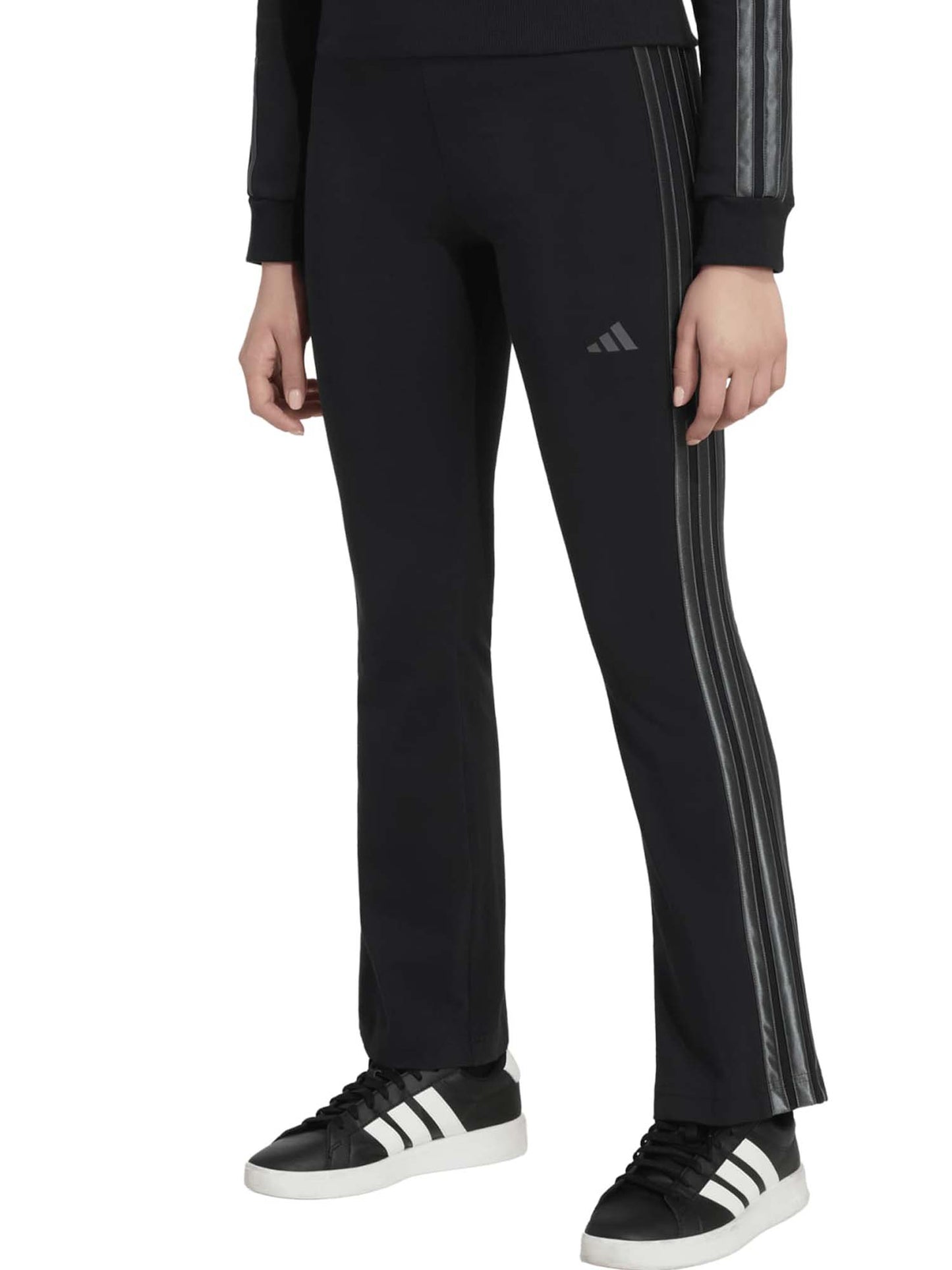 Adidas G Legg. Satin, leggings Unisex bambino nero