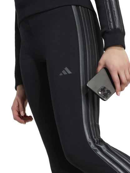 Adidas G Legg. Satin, leggings Unisex bambino nero